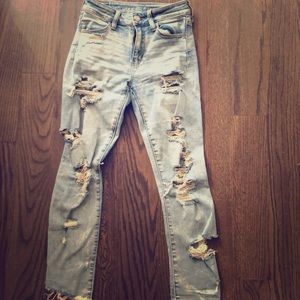 American Eagle ripped jeans